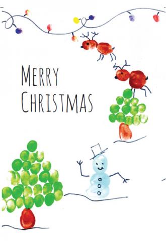 Christmas Cards - Snow Scheme